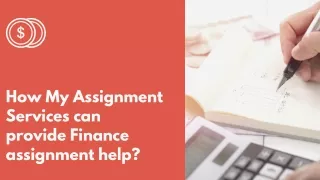 how my assignment services can provide finance