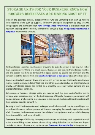 storage units for your business know how growing