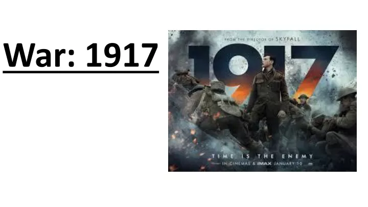 war 1917