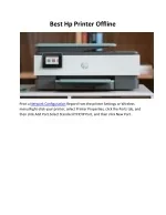 Best Hp Printer Offline - slide 1
