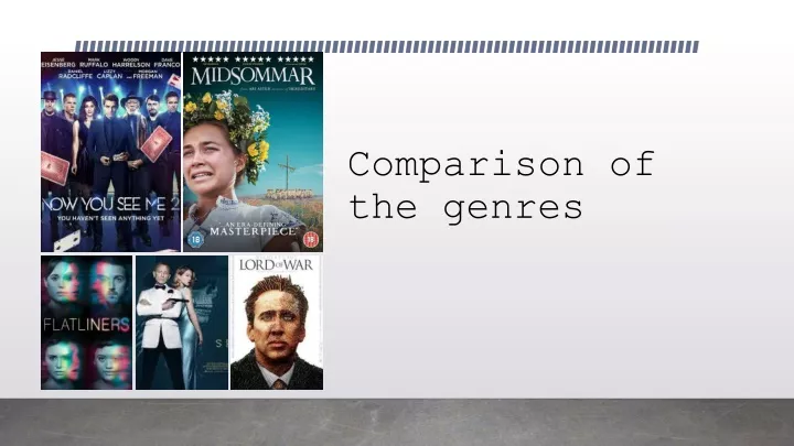 comparison of the genres