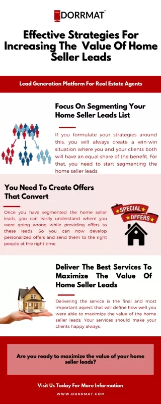 Effective Strategies For Increasing The Value Of Home Seller Leads