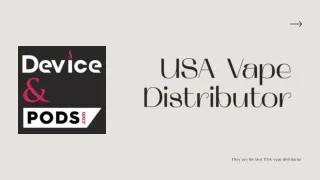 USA Vape Distributor - DeviceAndPods