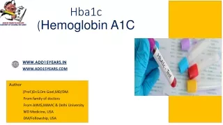 HbA1c-A test for diabetes