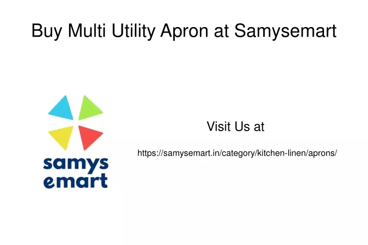 buy multi utility apron at samysemart