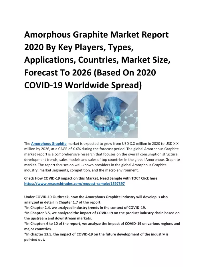 amorphous graphite market report 2020