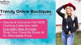 Shop glamorous clothes & trendy jewelry!