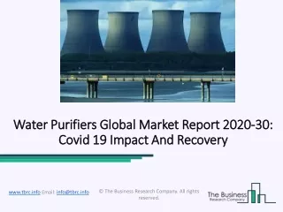 water purifiers global market report 2020 water