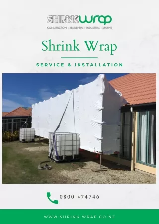 Shrink Wrap Service and Installation | Scaffolding Shrink Wrap Service
