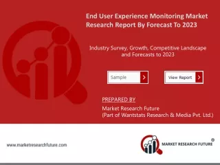 End User Experience Monitoring Market Analysis and Foresight Report