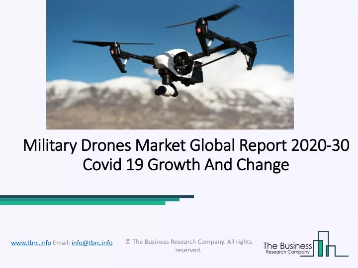 military drones market global report 2020 30 covid 19 growth and change