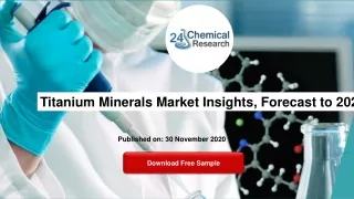titanium minerals market insights forecast to 2026