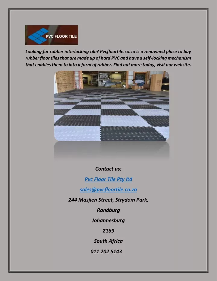 looking for rubber interlocking tile pvcfloortile