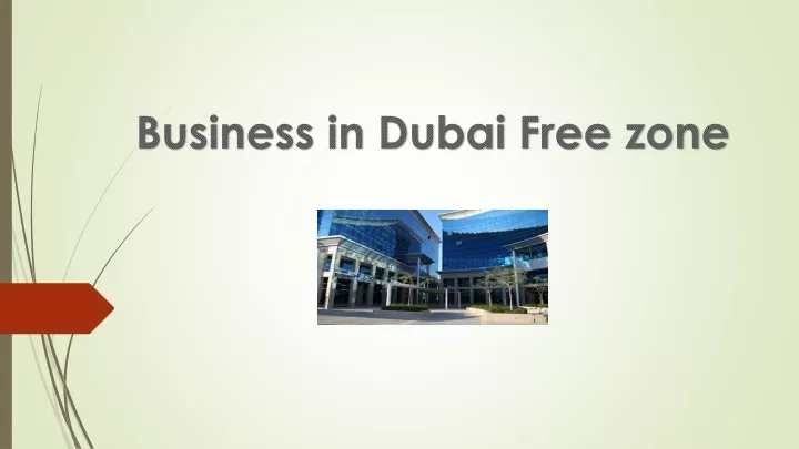 business in dubai free zone