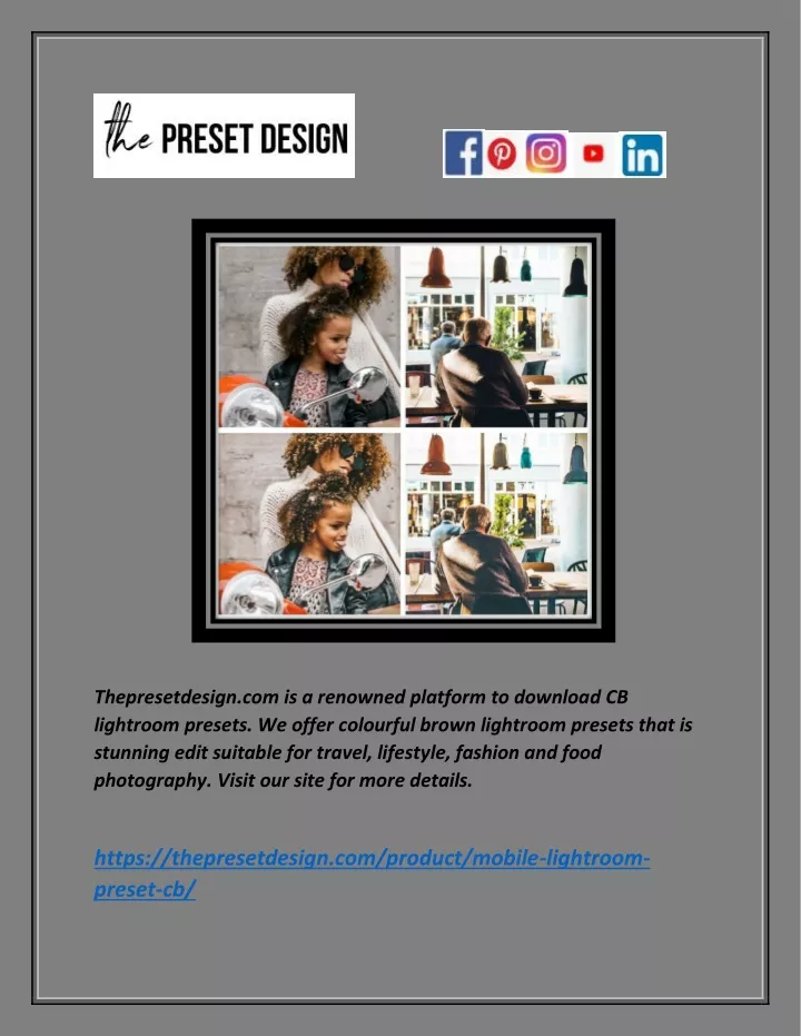 thepresetdesign com is a renowned platform