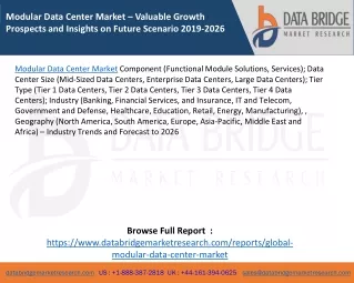 modular data center market valuable growth
