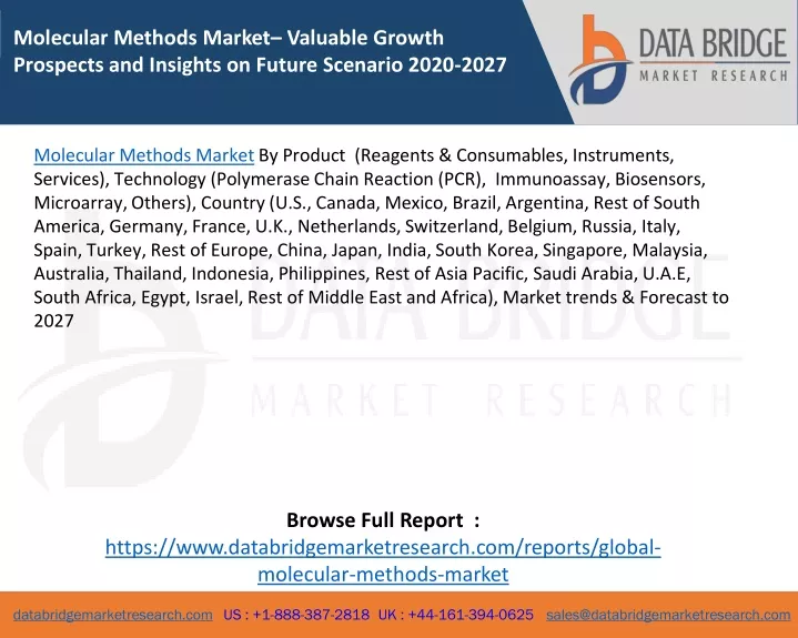 molecular methods market valuable growth