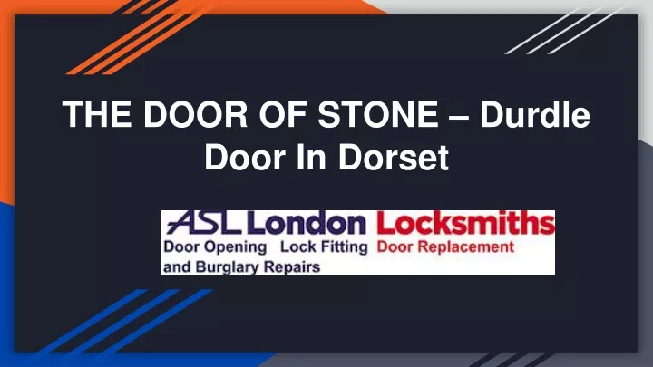 the door of stone durdle door in dorset