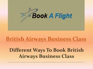 british airways business class