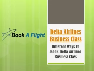 delta airlines business class