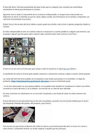 ¿Cómo son las Cartas del Tarot Gitano de Amor? - Consultas  - Enero 2021