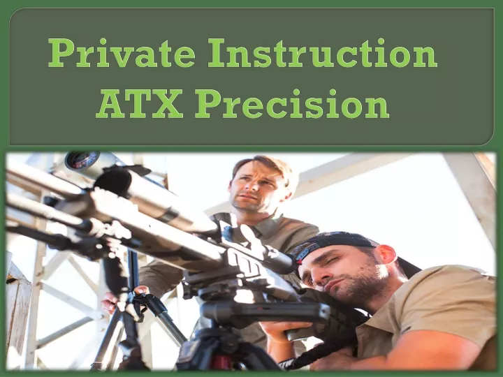 private instruction atx precision