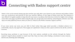Badoo Customer Support Service | Arcler Desk