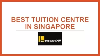 Best Tuition Centre in Singapore