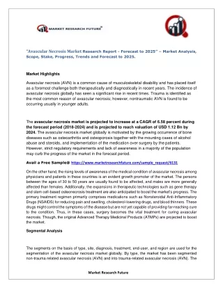 avascular necrosis market research report