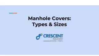 manhole covers types sizes