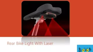 Rear Bike Light with Laser