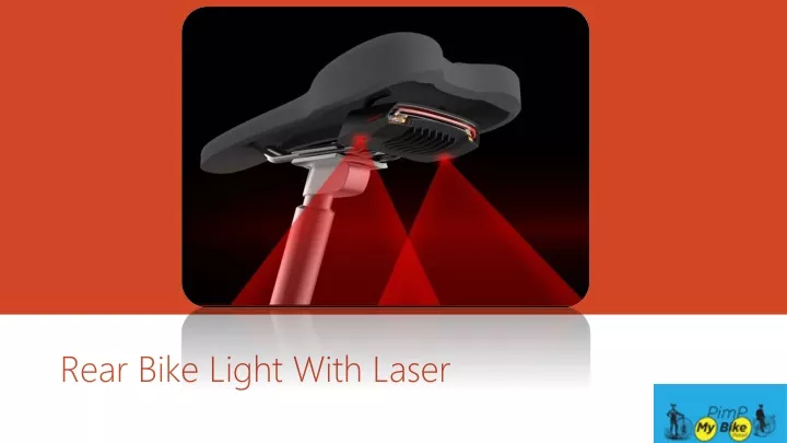 rear bike light with laser