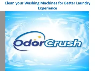 Clean your Washing Machines for Better Laundry Experience