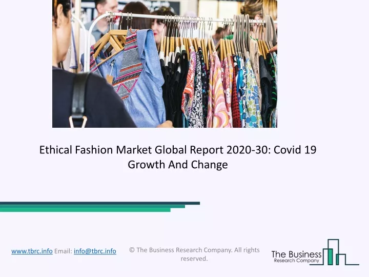 ethical fashion market global report 2020