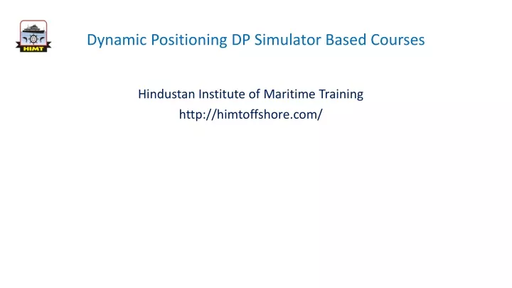dynamic positioning dp simulator based courses