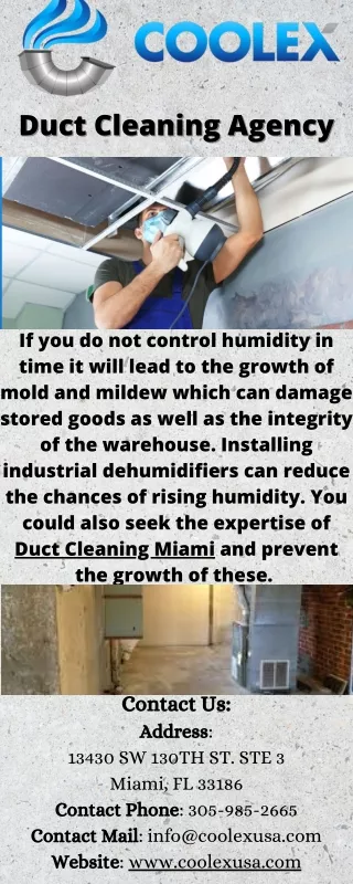 Hire The Best Duct Cleaning Agency in Miami