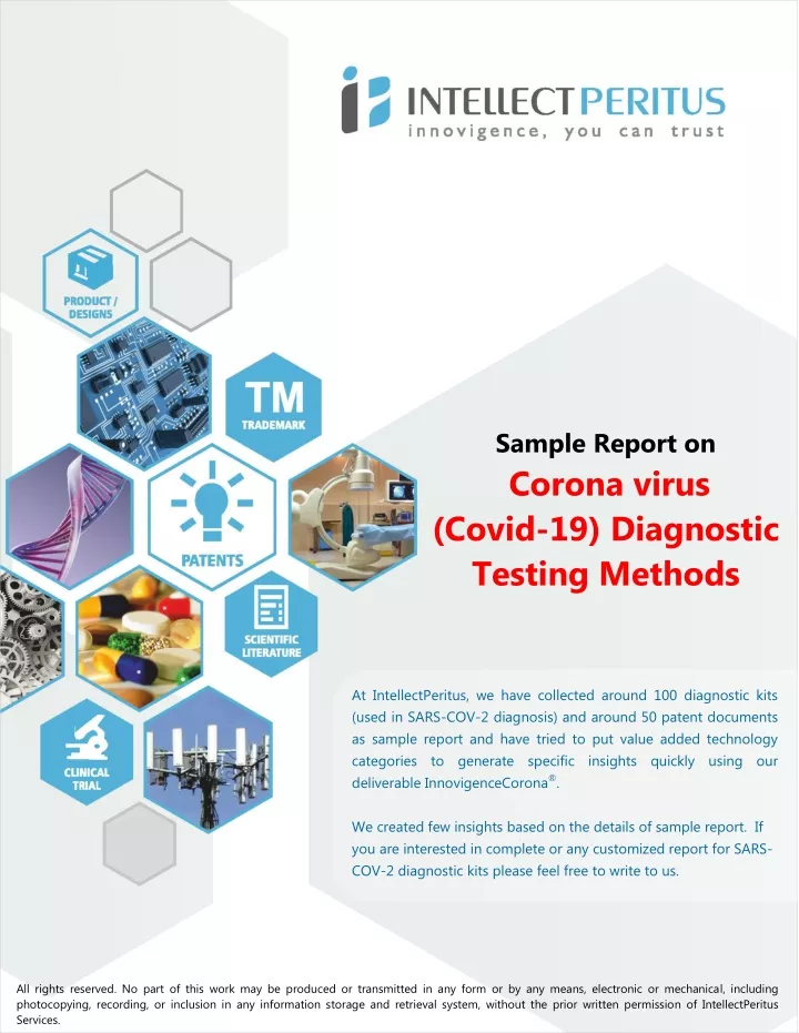 sample report on corona virus covid 19 diagnostic