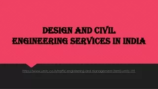 design and civil engineering services in india