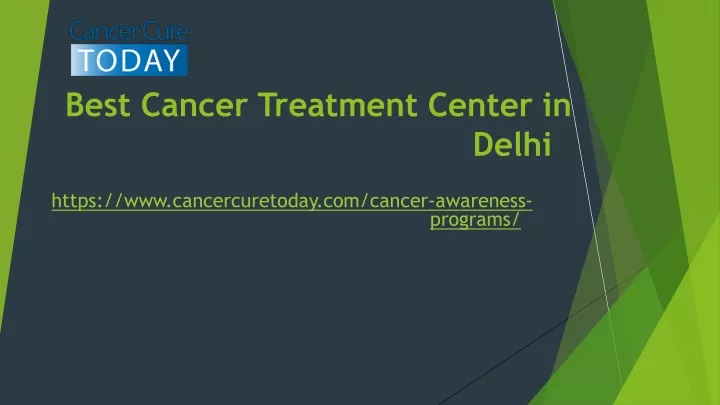 best cancer treatment center in delhi