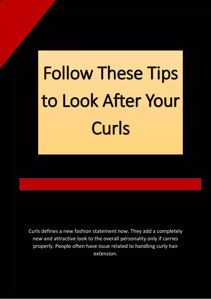 follow these tips follow these tips to look after