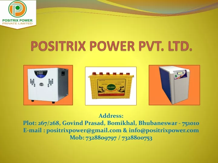 positrix power pvt ltd