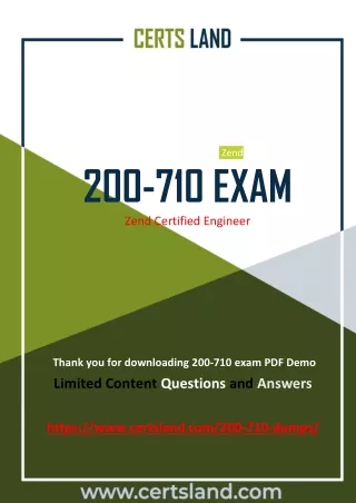 Best 200-710 PDF Dumps