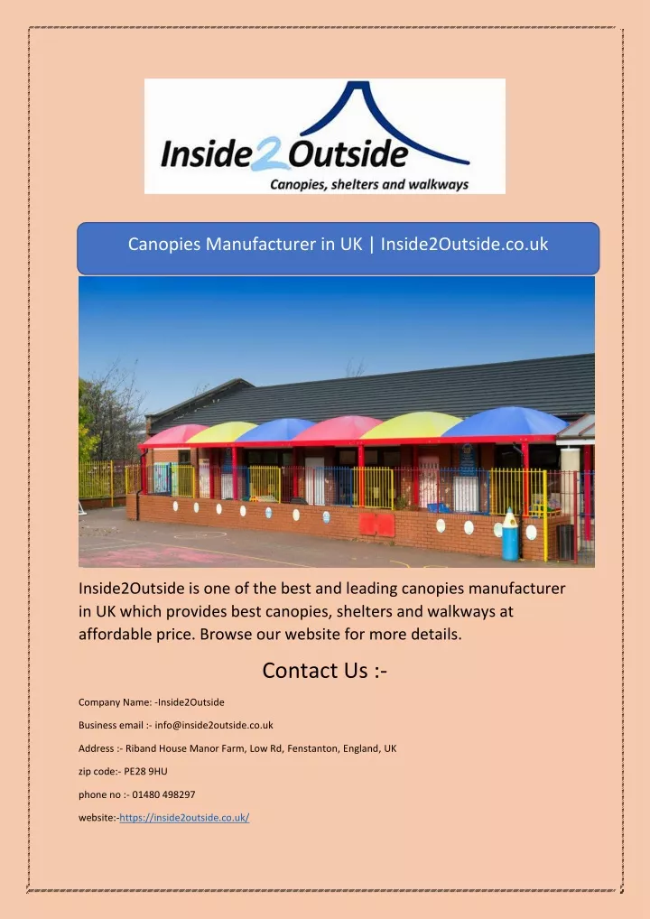 canopies manufacturer in uk inside2outside co uk