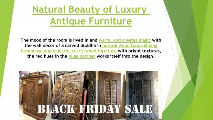 natural beauty of luxury antique furniture
