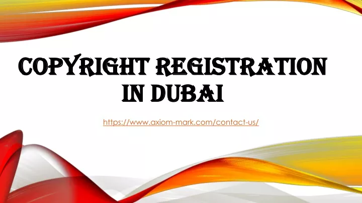 copyright registration in dubai