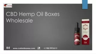 cbd hemp oil boxes wholesale