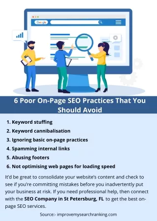 6 Poor On-Page SEO Practices That You Should Avoid
