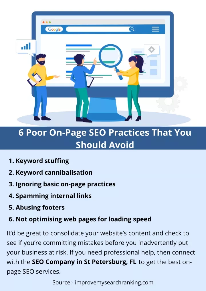 6 poor on page seo practices that you should avoid