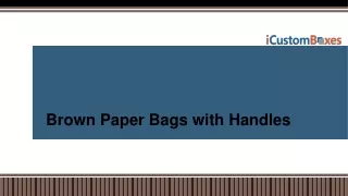 brown paper bags with handles