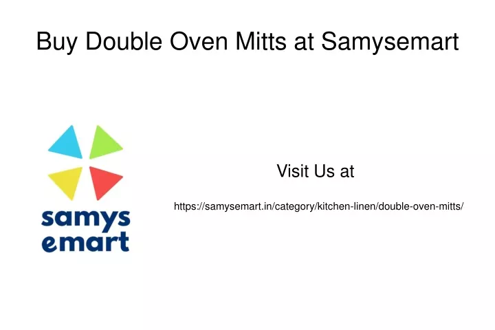 buy double oven mitts at samysemart